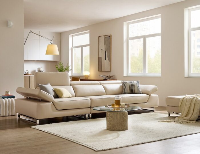 Sofa băng da MS026 3