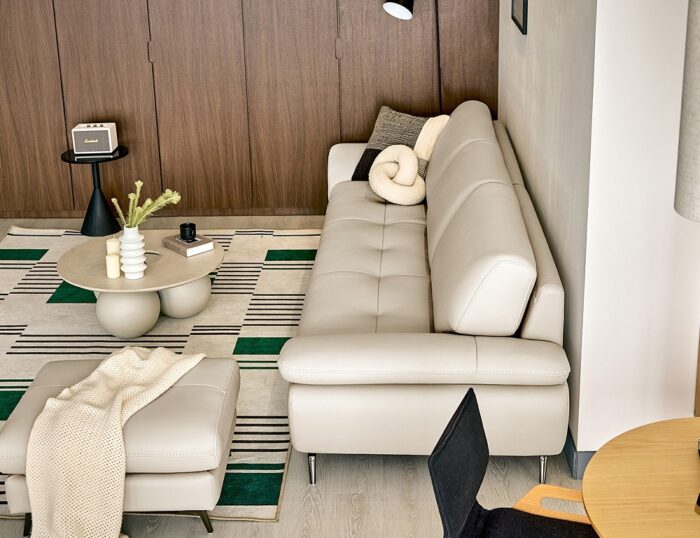 Sofa băng da MS040 3