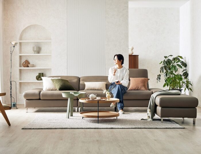 Sofa băng da MS046 2