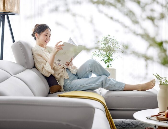 Sofa băng da MS054 3