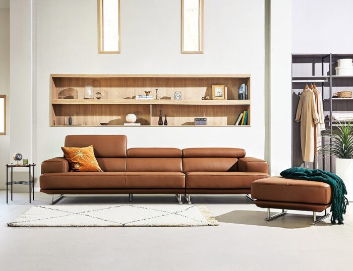 Sofa băng da MS086 2