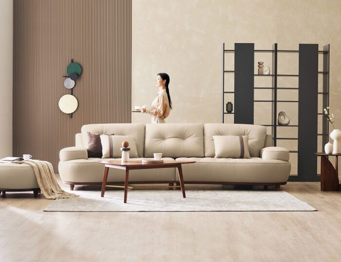 Sofa băng da MS093 2
