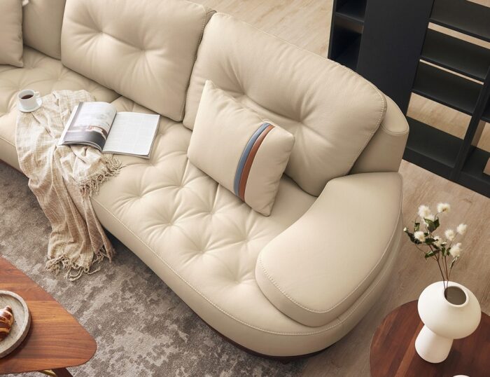 Sofa băng da MS093 4