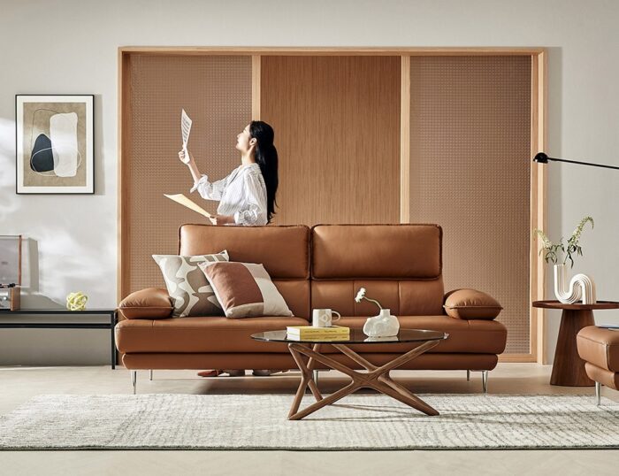 Sofa băng da MS105 2