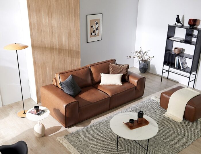Sofa băng da MS117 2