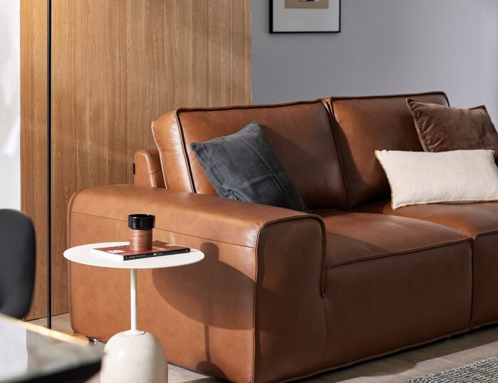 Sofa băng da MS117 4