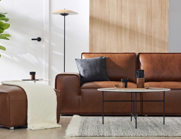 Sofa băng da MS117 5