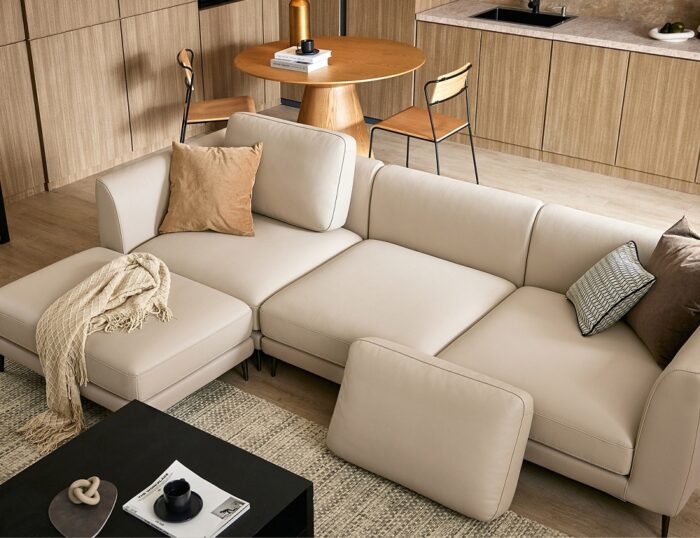 Sofa băng da MS124 3
