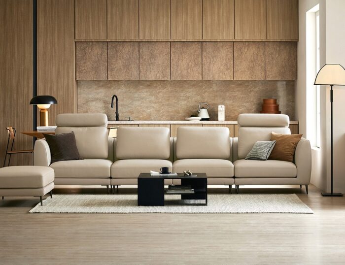 Sofa băng da MS127 3