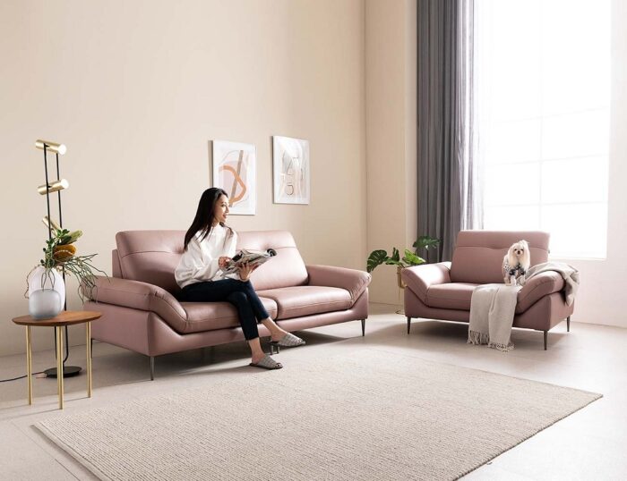 Sofa băng da MS130 2