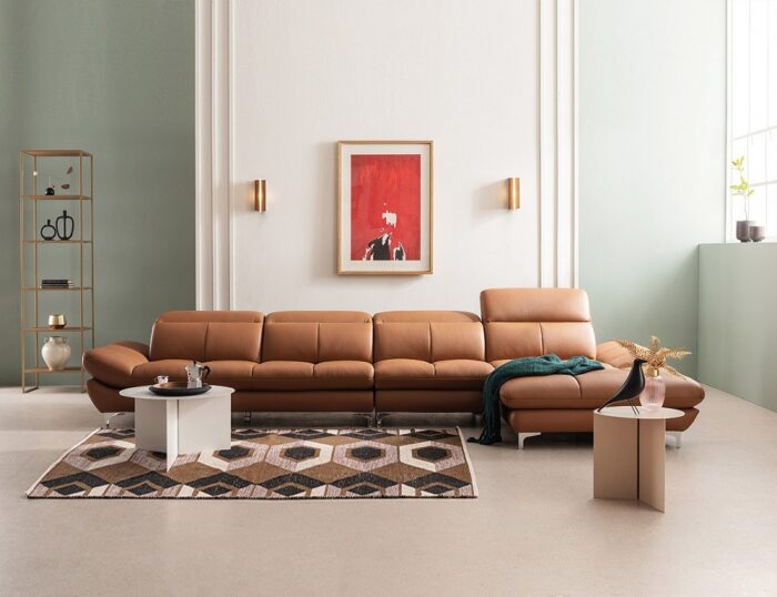 Sofa góc da MS059 2
