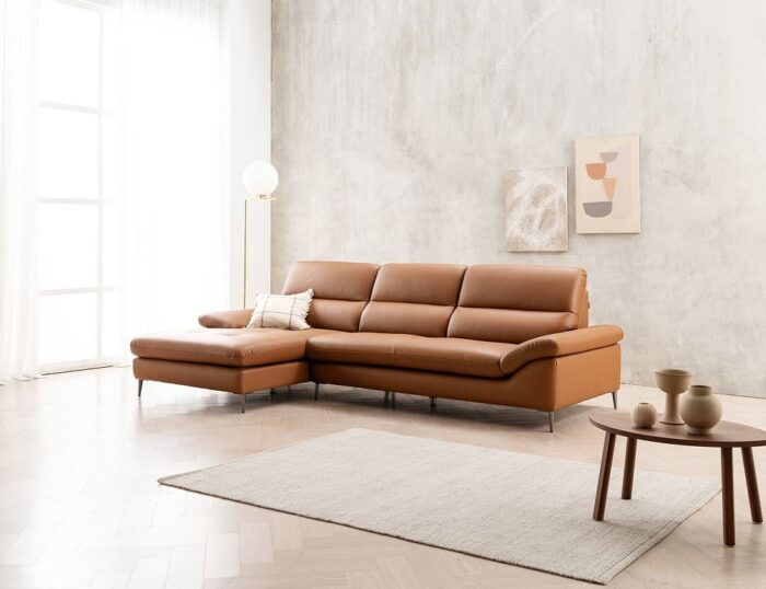 Sofa góc da MS061 2