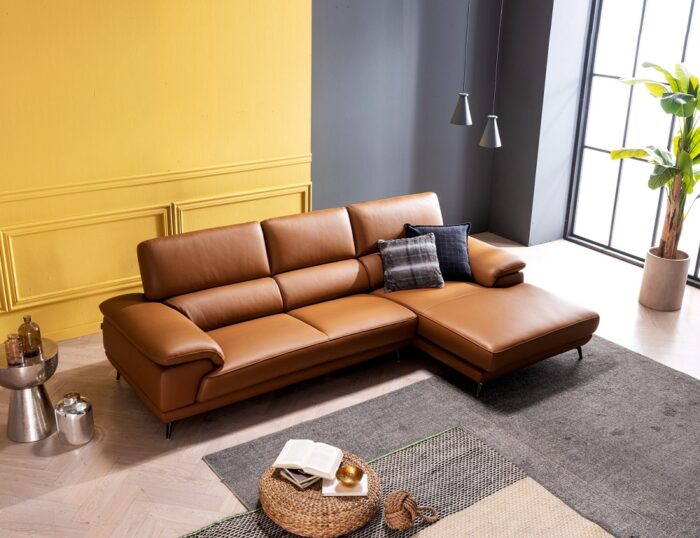 Sofa góc da MS063 2
