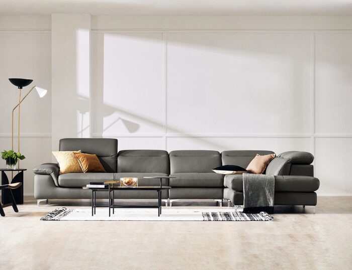 Sofa góc da MS066 2