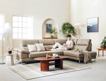 Sofa góc da MS076