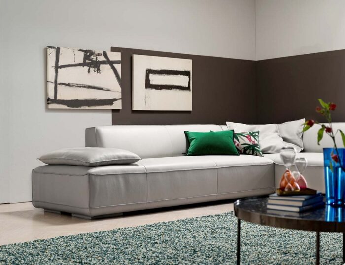 Sofa góc da MS085 5