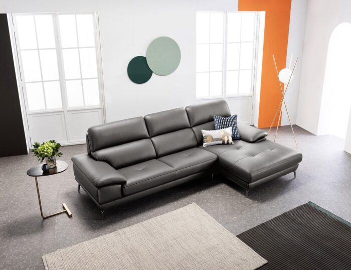 Sofa góc da MS092 2