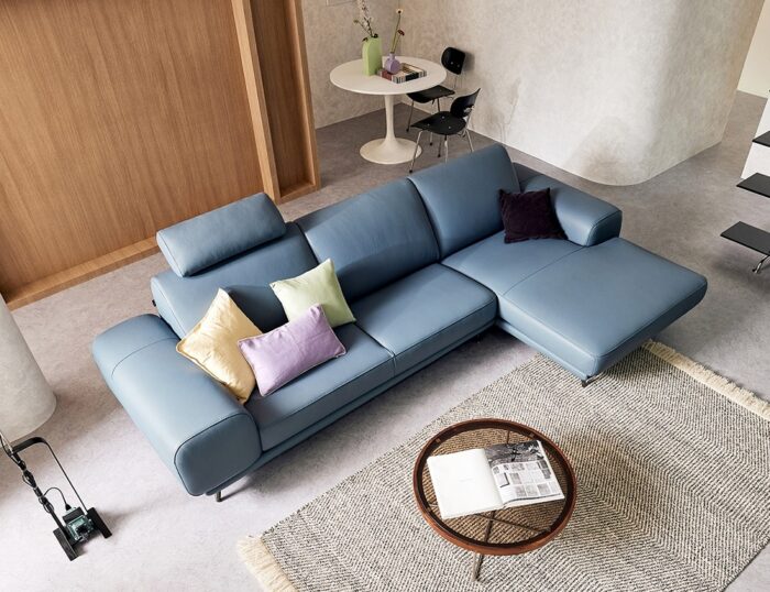 Sofa góc da MS094 3