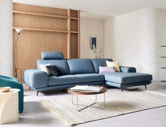 Sofa góc da MS094