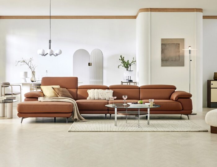 Sofa góc da MS096 2