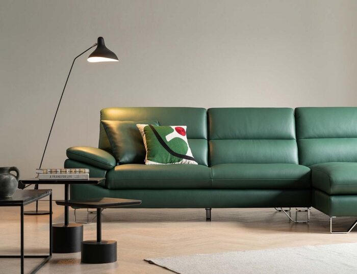 Sofa góc da MS100 3